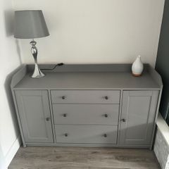 IKEA HAUGA Grey Sideboard