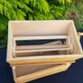 Vintage farming sieve tool box postage possible Image 3