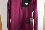 Brand New New Balance Heat Grid Half Zip Running Top With Tags Size M