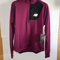 Brand New New Balance Heat Grid Half Zip Running Top With Tags Size M