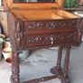 Antique ladies french seweing Chest oak early 1930s  Beautiful Image 4