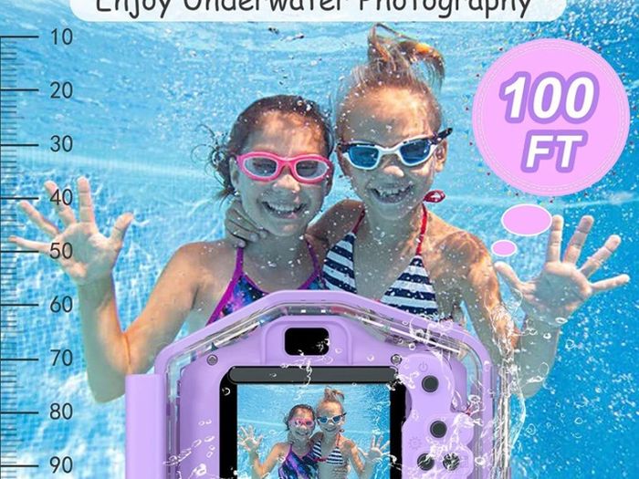 Children Kids Underwater Waterproof Digital Video Camera, Birthday for Boys Girls Age 3 4 5 6 7 8 9, Portable Toy Child Camera 2 Inch Screen with 32GB Card MULTIPLE COLOURS AVAILABLE, SEE PHOTOS (FREE POSTAGE)