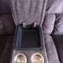 2 Seater Recliner Couch with Drinks holder and Storage compartment Image 3