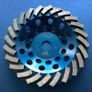 180mm, 7" PROFESSIONAL Diamond grinding disc, cup, wheel concrete, stone Image 2