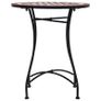 3 Piece Mosaic Bistro Set Ceramic Tile Terracotta Image 8