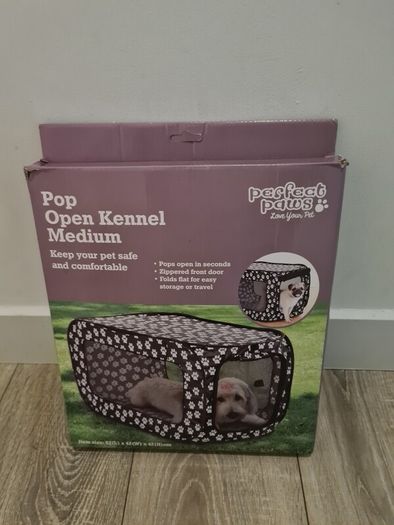 New pop open pet kennel medium