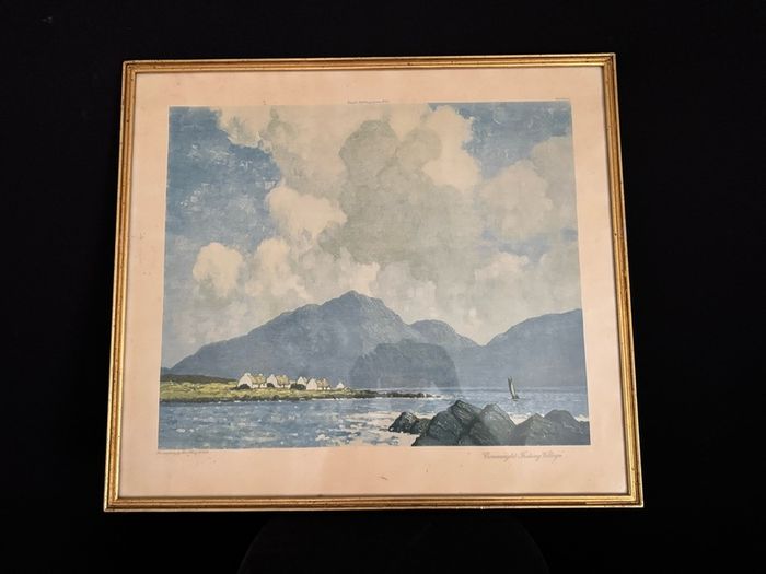 Set of 3 Vintage Paul Henry R.H.A. Framed Prints - W.J. Stacey London (c.1930s)