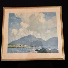 Set of 3 Vintage Paul Henry R.H.A. Framed Prints - W.J. Stacey London (c.1930s)