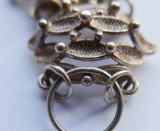 Vintage 50s heavy Sterling Silver 925 Bracelet length 8" -24g