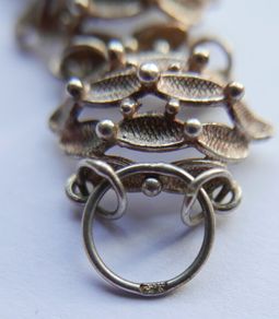 Vintage 50s heavy Sterling Silver 925 Bracelet length 8" -24g