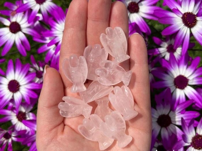 Mini Crystal Carvings Gemstones Mushroom, Heart, Star, Moon ect