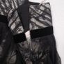 Karen Millen Black Beige Floral Sheer Tulle Mini Skirt 12UK/40EU Image 5