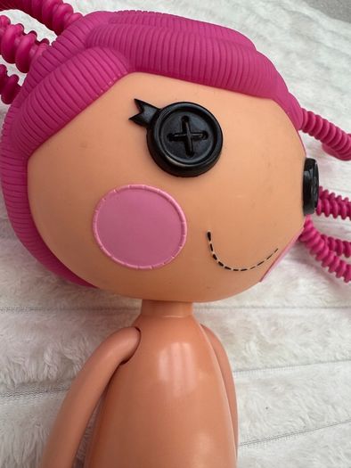 Lalaloopsy Crumbs Sugar Cookie Large approx. 12" Full Size Doll 2009 Silly Hair Used Please see photos