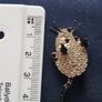 Small diamante mouse brooch Image 4