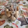 Chrome plated Chicken/hen shaped wire basket Image 2