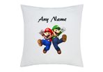 Mario printed Cushion cover personalised with name on it