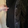 Full length black coat from Debenhams Image 3
