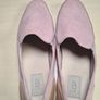 womens UGG ADLEY PERF slip on pink suede leather trainers shoes flats Size UK 8 EU 42 (AT2) Image 9