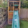 Wooden Playhouse with Slide & Climbing Frame Image 6