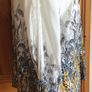 Per una Ladies Blouse white black yellow blue Size 18 includes postage Image 4