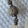 Vintage sterling silver pink quartz necklace Image 6