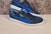 mens PUMA MATCH suede classic trainers runners navy Size UK 11 EU 46
