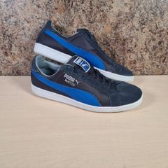 mens PUMA MATCH suede classic trainers runners navy Size UK 11 EU 46