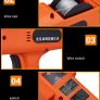 BRAND NEW Rebar Tier Binding Machine 12V 3000mAh Automatic Rebar Tying Machine Cordless Wire Lithium Battery Image 5
