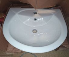 Bathroom Sink and Pedestal