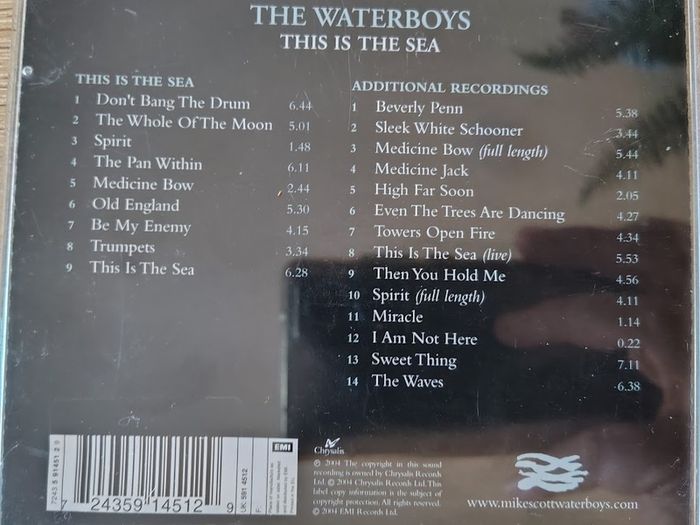 The Waterboys - This Is The Sea 2xCD (2004) Remastered Reissue w/Bonus Disc Folk Rock EX+