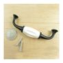 White Ceramic Handle 2 Sizes To Choose Image 3