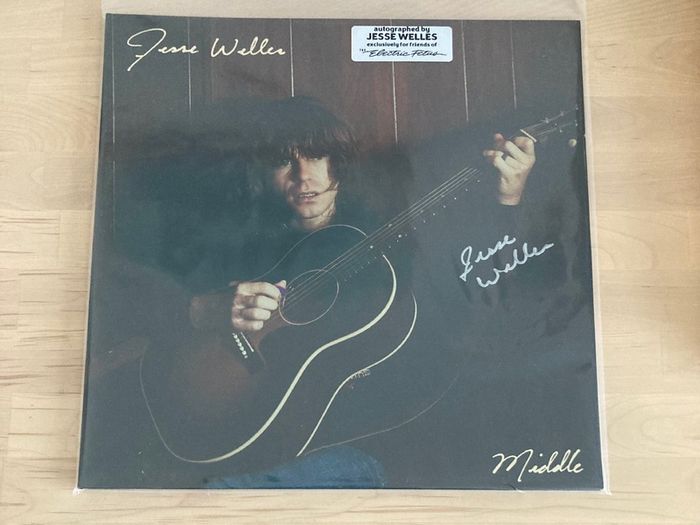 Jesse Welles Middle Autographed Jacket Vinyl New