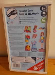 New in wooden box - Magnetic Dress up Doll