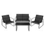 Malibu Retreat Garden Sofa Set 4 Piece Outdoor Patio Furniture with Glass Table FREE DELIVERY Image 2