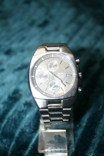 Men's Seiko 7t62-0dx0 Chronograph 100 M Watch - Very Good Cond.