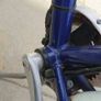 26" step-through E-bike, center stand, basket, powered lights and charger Image 4
