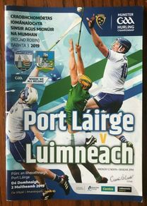 2019 Limerick v Waterford - GAA Munster Hurling Round 3 Programme