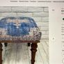 Turkish ottoman/footstool Image 3