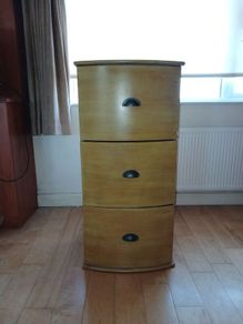 wooden filing cabinet/tallboy