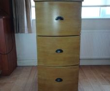 wooden filing cabinet/tallboy