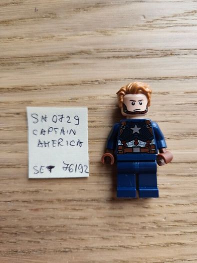 lego sh0729 captain america, set 76192