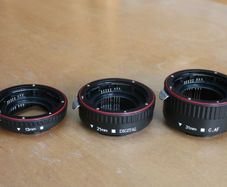 3 Piece Macro Extension Tube Set