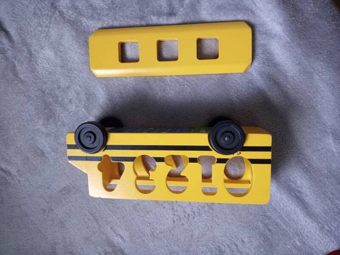 Wooden school bus