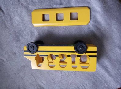 Wooden school bus