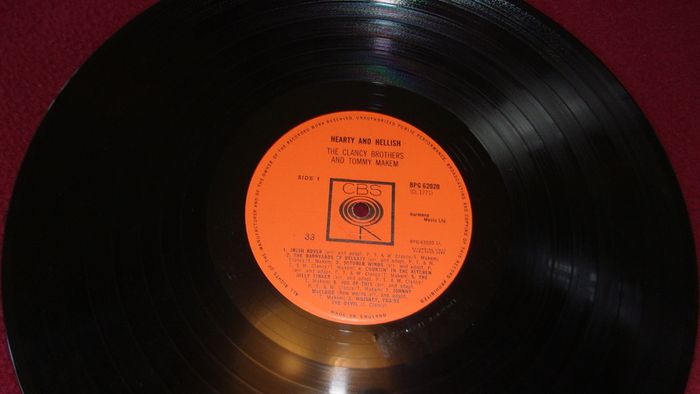 The Clancy Brothers And Tommy Makem Hearty And Hellish 1962 Uk Pressing Lp
