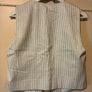 Zara Ladies Waistcoat Top  - Creamy white with Green Stripe - Size M - Unworn Image 3