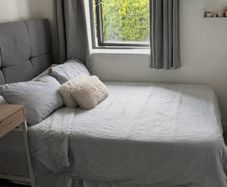 Double bed with mattress for sale