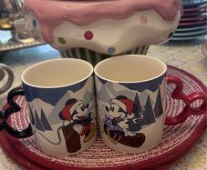 Christmas Disney Mugs Mickey Minnie
