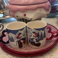 Christmas Disney Mugs Mickey Minnie