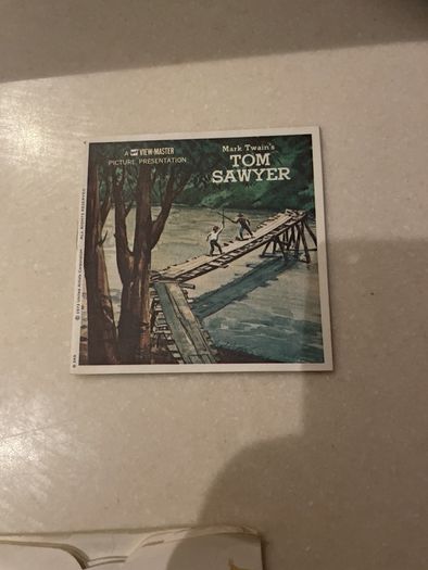 viewmaster Tom Sawyer reels x3